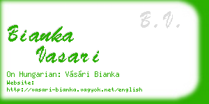 bianka vasari business card